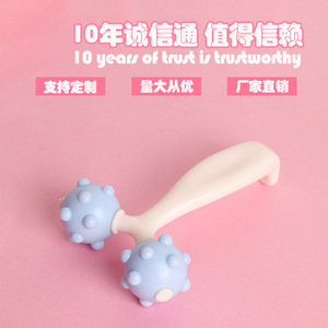 Rodillo Masajeador Facial Huijie Azul, Herramienta Manual de Belleza para Adelgazar el Rostro - Product Image 5