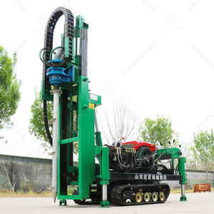 Ad alta efficienza PV Power Station a terra chiodatura Rig per impianto solare pila operazione di perforazione motore martello pompa nucleo - Product Image 4