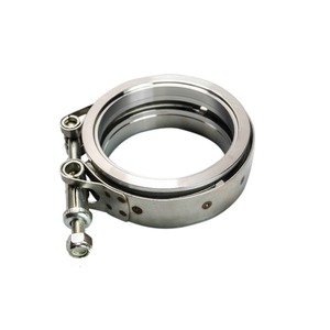 Collier de serrage à bride en acier inoxydable PQY de 3,25 pouces pour tuyaux d'échappement automobiles et collecteurs de turbocompresseur - Product Image 1