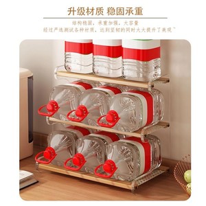 Estante de almacenamiento para tazas, organizador de escritorio de 3 niveles para cocina y baño con marco acrílico y estante de malla - Product Image 4