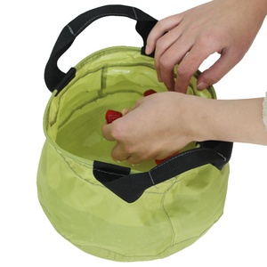 Vente en gros de lavabo pliable portable en polyester PVC imperméable 5L pour le camping en plein air et l'escalade, toutes saisons - Product Image 2