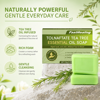 Savon Solide Purifiant et Hydratant à l'Huile Essentielle d'Arbre à Thé, Marque Blanche, 115g, pour Peaux Grasses, Apaisant, Soin de la Peau, OEM