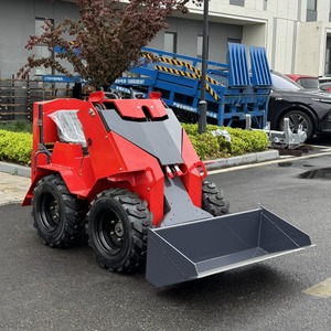 Earth-Moving Machinery 1 Ton Skid Steer Wheel Loaders <b>Machine</b> Customized Skid Steer Loaders - Product Image 2
