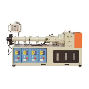 Higher efficiency XJ-75 cold feeding silicone tube extruder / silicone rubber pipe extruding machine