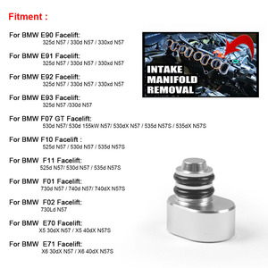 Kit de Extracción de Conector de Válvula y Tapón de Válvula Vortex para BMW N57 N57S E90 E91, Piezas Automotrices Nuevas de Aluminio para Modelos Golf VW - Product Image 1