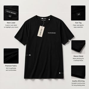 Camiseta Personalizada para Hombre, 100% Algodón, 280G, con Impresión Gráfica, al por Mayor, Prenda Lisa para Personalizar con Marca - Product Image 5