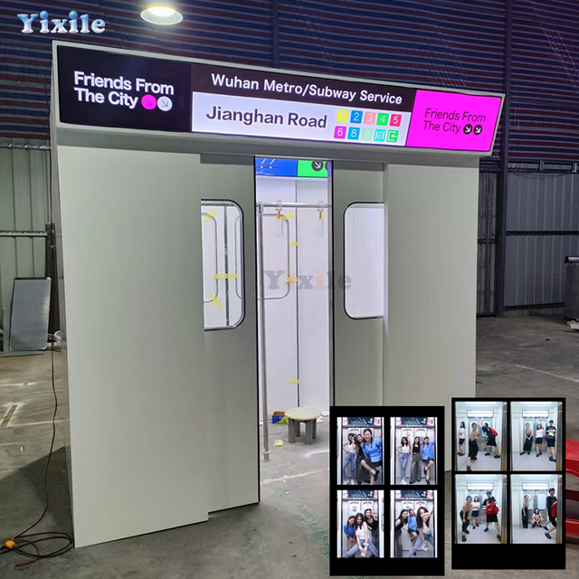 Yixile Album High Profit Self Service Fashion Sticker Wedding Passport Source Factory Photo Booth Kiosk Machine