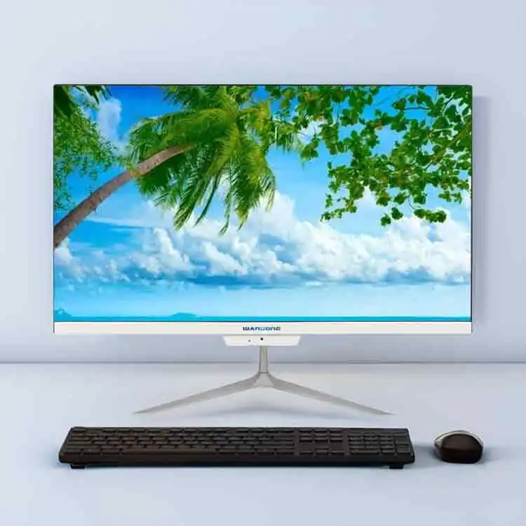 Văn Phòng Máy Tính Để Bàn 21.5 "23.8" Core I9 I10 I11 5G Dual Band Wifi Tất Cả Trong Một PC Với Tường Bracket