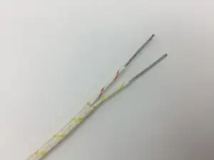 MICC Safely usage thermocouple wire KX-FG/FG-2*0.8 stranded wire with Two conductors  positive/negative  parallel construction