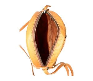 Bolso Bandolera Redondo Tejido a Mano para Mujer, Bolso Circular de Paja, Ligero, Estilo Boho, para la Playa o Viajes - Product Image 4