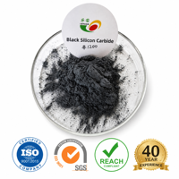Poudre de carbure de silicium noir FEPA P, micro-poudre P800 P1000 P1200, poudre SiC de qualité aqueuse pour pâte de carborundum et rodage de précision