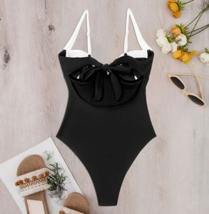 Thả vận chuyển Cổ Phiếu mới Underwire đồ bơi phụ nữ U cổ một mảnh áo tắm quan hệ trở lại tắm phù hợp với - Product Image 5
