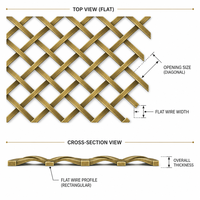 Grille décorative d'extérieur en maille tissée en acier inoxydable pour ascenseur, écran décoratif d'intérieur, grille artistique, décoration d'armoire, cloison luxueuse