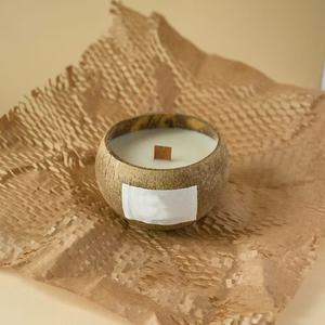 LANJO Custom Coconut Shell Soy Wax Handmade Fruity Scented Modern Art <b>Candle</b> for Aesthetic Home Decor Creative Living Room - Product Image 1