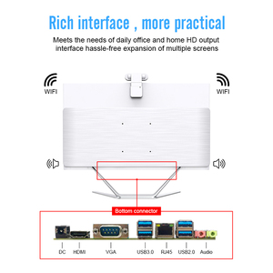 Desktop-<span class=keywords><strong>Computer</strong></span> 21,5 23,8 Zoll All-in-One-PC I3 I5 I7 N95 N100 All-in-One-Aio-Monoblock-PC mit 3D-Surround-Soundeffekten - Product Image 2