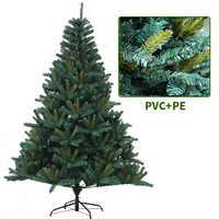 Duoyou 7.5 Aiguille de Pin Artificielle Led Vert Arbre de Noël Père Noël de Luxe de Haute Qualité