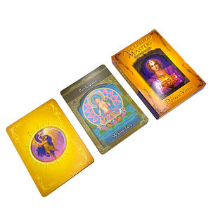 Stampa personalizzata giochi <span class=keywords><strong>da</strong></span> <span class=keywords><strong>tavolo</strong></span> di alta qualità bordi oro tarocchi carte oracolo mazzo di carte <span class=keywords><strong>da</strong></span> <span class=keywords><strong>gioco</strong></span> stampabili alla rinfusa oracolo carte - Product Image 3