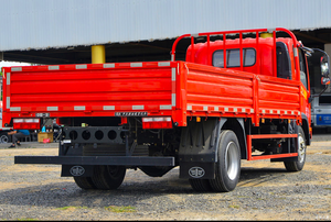 รถบรรทุกขนส่งสินค้าขนาดเล็ก <span class=keywords><strong>FAW</strong></span> Tiger VH 4x2 เครื่องยนต์ดีเซลยี่ห้อ Yuchai 130 แรงม้า 5 ตัน พวงมาลัยซ้าย แบบมีรั้ว สำหรับงานก่อสร้าง - Product Image 5