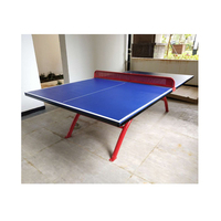 Table de ping-pong d'extérieur en SMC avec structure en acier pour parc, école, aire de jeux