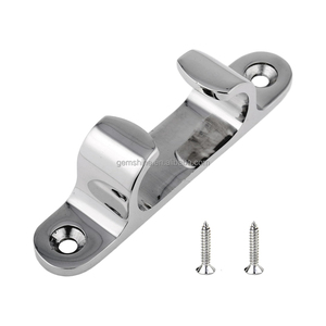 Étrier de guide de ligne droit en acier inoxydable 316 de 4/5/6 pouces pour bateau, yacht et usage marin - Product Image 1
