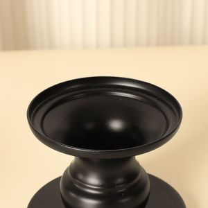 Bougeoir de bureau américain country fer forgé noir Bougeoir salon salle à manger guesthouse décoration métal petit <span class=keywords><strong>chandelier</strong></span> - Product Image 4