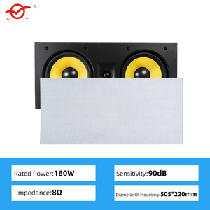 Haut-parleur de plafond Bluetooth sans fil 6 pouces montage passif 10 pouces haute qualité pour la musique de fond Double 8 carré - Product Image 6