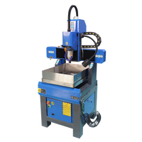 Machine de découpe de métal CNC 3030 4040 Routeur à bois 1.5/2.2KW PCB Gravure 3/4 Axis Full Cast Iron Steel Milling avec 300mm Z Axis