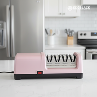 Aiguiseur de couteaux électrique multi-grains diamant 4 étapes écologique, polissage de la lame à 20 degrés pour les couteaux de cuisine