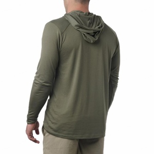 Camiseta de Pesca para Hombre, Protección Solar UPF 30+, Manga Larga, Ligera, de Secado Rápido, con Capucha de Bambú - Product Image 3