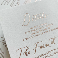 Cartes de remerciement personnalisées avec logo pour mariage, dorure à chaud, cartes de stationnement pour bar à boissons, cartes de place pour baby shower, mariage, qualité supérieure