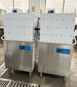Lave-<span class=keywords><strong>vaisselle</strong></span> commercial autonome DAVOSA 9800W électrique en acier inoxydable, type hotte industrielle, lave-verre pour hôtels, modèle DXEG400 - Product Image 3