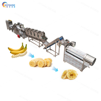 Haute Qualité Semi-Automatique Banane Chips Plantain Chips Traitement Légumes Chips Ligne De Production Prix Usine