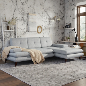 Juego de sofás de tela para muebles de sala de estar modulares seccionales L <span class=keywords><strong>Sharp</strong></span> de último diseño - Product Image 6