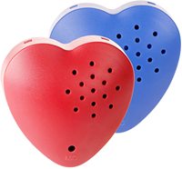 Enregistreurs vocaux numériques de 30 secondes Module de son enregistrable en forme de cœur personnalisé pour jouets en peluche