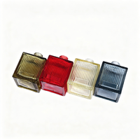 Bouteille diffuseur de parfum en verre carrée à rayures verticales de 200 ml avec bouchon à vis, pour huiles essentielles et parfums d'ambiance