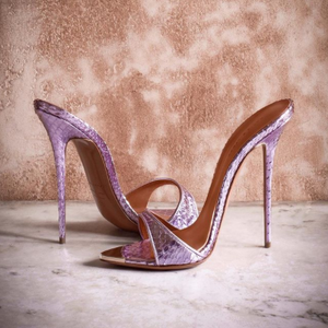 Sandali Estivi da Donna con Stampa Leopardata Sexy, Tacco Alto 12 cm, Design Trendy 2026 - Product Image 3