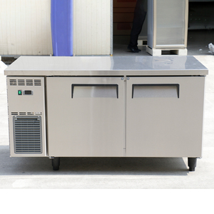<span class=keywords><strong>Réfrigérateur</strong></span> professionnel en acier inoxydable à 2 portes sous comptoir avec compresseur Cubigel et thermostat Dixell, homologué CE - Product Image 2
