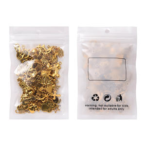 إكسسوارات اصنعها بنفسك, 100 قطعة من الذهب والفضة قلادة سوار قلادة سبيكة صغيرة اكسسوارات اصنعها بنفسك - Product Image 5