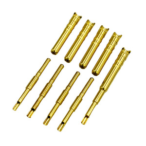 Cao hiện tại Linh kiện điện tử nam nữ 1.5 mét Brass mạ vàng hàng không mùa xuân pins nối pin <span class=keywords><strong>CNC</strong></span> gia công - Product Image 2