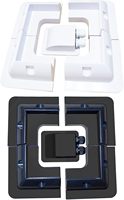 Kit de support portable pour module photovoltaïque en plastique ABS à installation rapide pour camping-car, yacht, caravane, bateaux