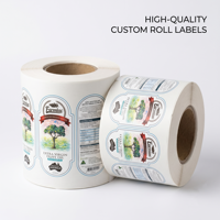Étiquettes autocollantes personnalisées en vinyle PP imperméables et résistantes à l'huile pour bouteilles d'huile de cuisson, de qualité alimentaire, pour huiles comestibles