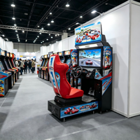 Simulateur de course commercial à monoplace, à monnayeur, avec écran LCD HD et siège de course confortable, pour centre commercial, salle de jeux et salle d'arcade