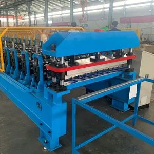 Galvanized IBR roof sheet electric cutting machine with pre-cutting