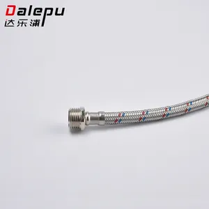 Braided Hose Flexible Stainless Steel Flexible Hot Water Braided Hose For Washbasin