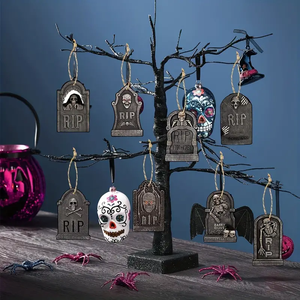 Décorations de fête d'Halloween : Décorations en spirale pour tombes, décorations pour cupcakes, centres de table, décorations d'arbre et kit de décorations en nid d'abeille - Product Image 6