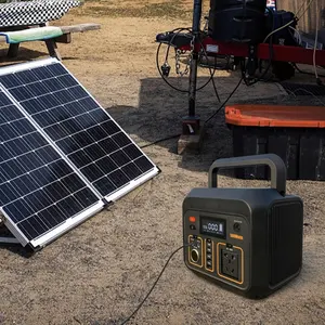 Generatore solare portatile AC220V di ricarica per auto da 100W 518Wh di buona qualità per il sistema energetico delle bancarelle dei fornitori di strada