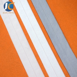 Biais <span class=keywords><strong>élastique</strong></span> en polyamide souple de 20 mm, couleurs personnalisées, brillant, FOE (Fold Over Elastic) pour vêtements - Product Image 6
