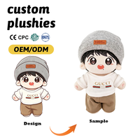 Boneka Karikatur Kustom, Boneka Kartun Potret Pribadi, Mainan Boneka Isi Dakron, Figur Plushie Buatan Khusus untuk Hadiah Ulang Tahun