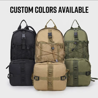 AYPPRO Fabricant de sacs d'hydratation tactiques personnalisés OEM ODM, sac à dos en nylon avec poche à eau, équipement modulaire MOLLE professionnel
