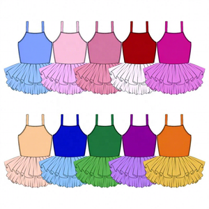 Vestidos Casuales de Verano para Niñas, Vestido Tutú sin Mangas, Ropa para Niños, Envío Rápido, Vestido para Baile, Fiesta, Yoga - Product Image 1